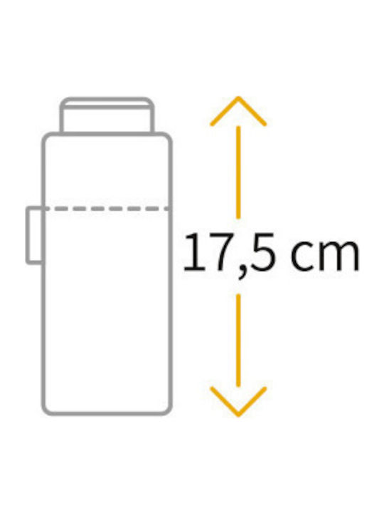 Compact Ομπρέλα Βροχής Σπαστή Γαλάζια