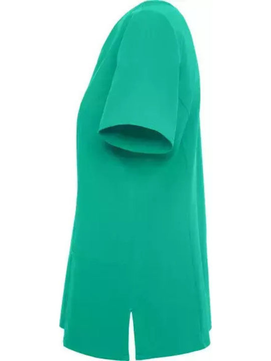 Roly Унисекс Рекламна тениска Къс ръкав Lab Green