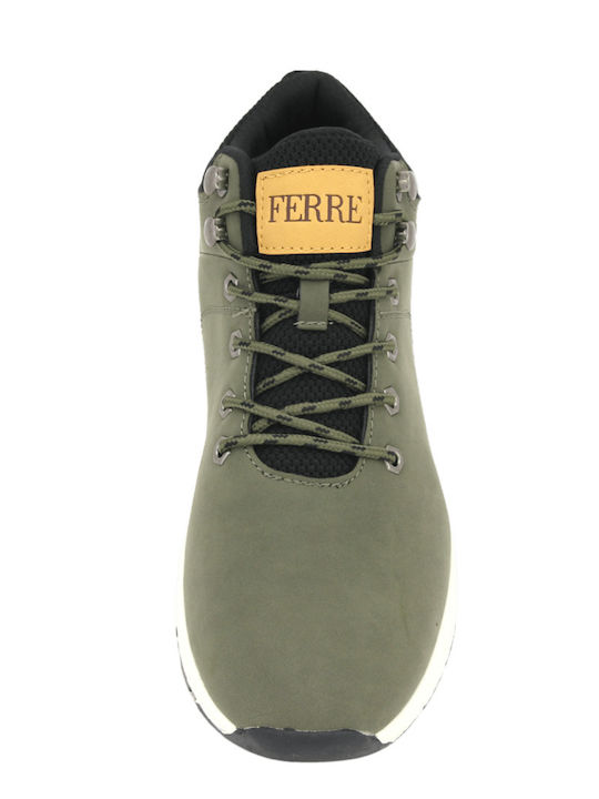 Leather Green Men's Boots
