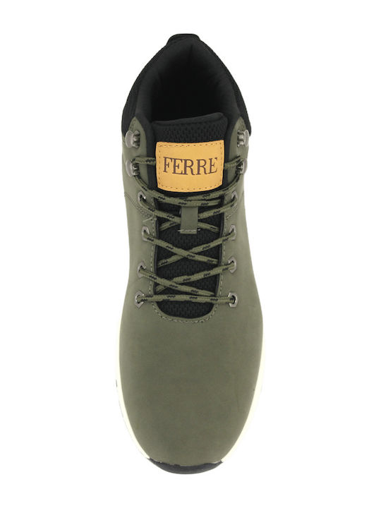 Leather Green Men's Boots