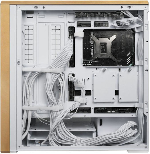 Lian Li Lancool 217 Gaming Midi Tower Computer Case with Side Window White