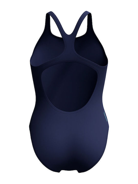 Digital Printed Medalist Αθλητικό Ολόσωμο Μαγιό Lagoon Blue, Navy