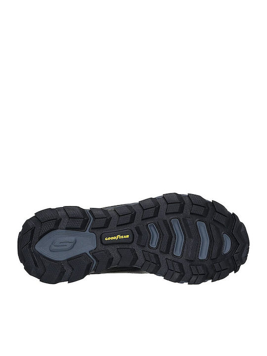 Skechers Max Protect-sherwood Ridge Ανδρικά Ορειβατικά Παπούτσια Αδιάβροχα Μαύρα