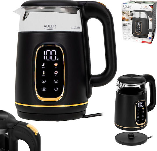 Adler Kettle 1.7lt 1850W Black