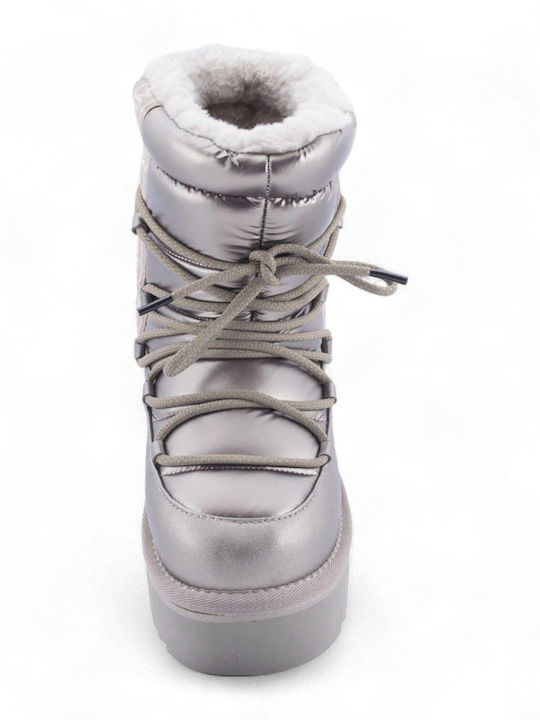 Snow Boots with Fur Brown