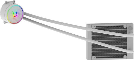 Aqirys Aqirys 120 Wasserkühlsysteme AIO CPU mit 1 Lüfter 120mm und ARGB Beleuchtung Weiß