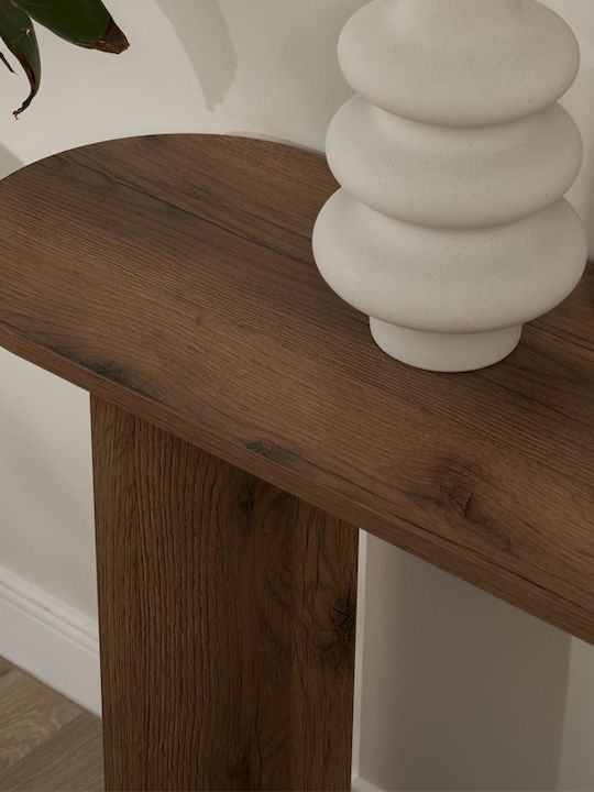 Sira Wooden Console Table Walnut L150xW35xH75cm