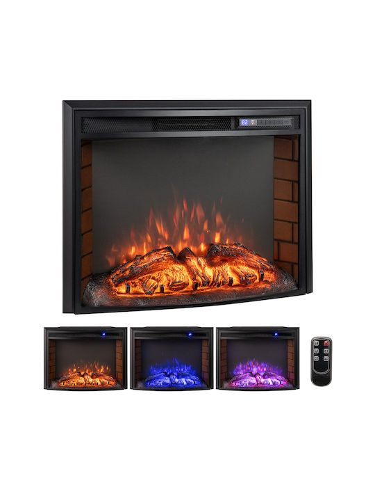 Costway Стенен Електрическа печка 1500W Черен
