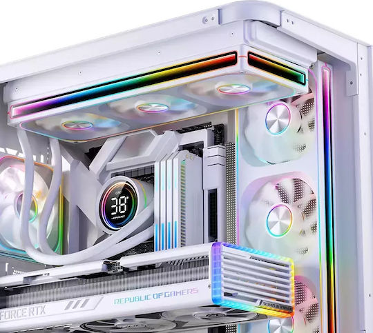 Thermaltake TH-360 Υδρόψυξη AIO CPU με 3 Ανεμιστήρες 120mm Λευκή