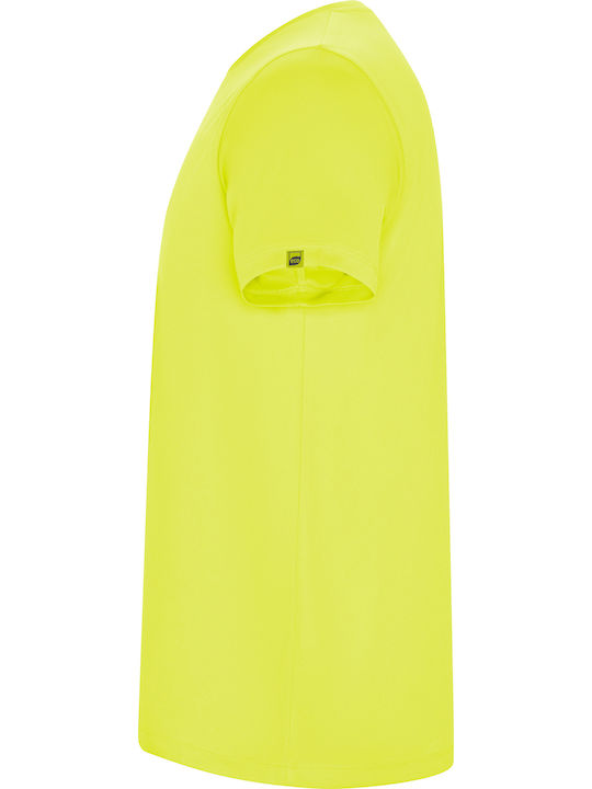 Roly Men's Short Sleeve Promotional T-Shirt Fluo Yellow