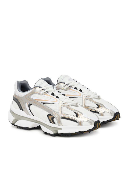 Lacoste Turnschuhe Wht / Slv Multicolor Lacoste Turnschuhe Wht / Slv Multicolor