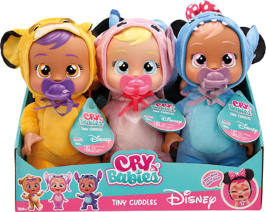 Imc Toys Κλαψουλίνια Μωρό Κούκλα Cry Babies Tiny Cuddles Disney για 1.5+ Ετών (Διάφορα Σχέδια) 1τμχ