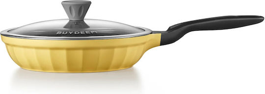 Buydeem Pan With Lid made of Cast Aluminum with Non-Stick Coating 25cm