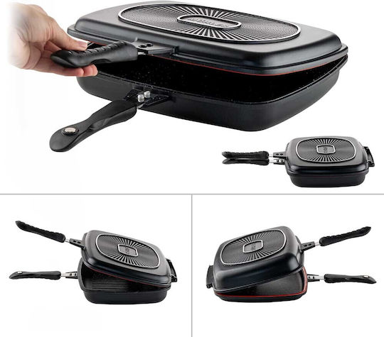 Muhler Hanna Double Pan made of Cast Aluminum with Stone Coating 32cm