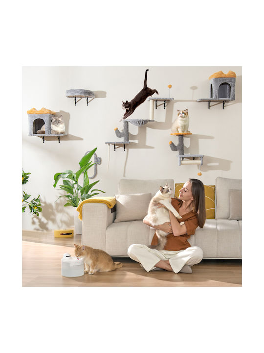 Costway Scratching Post Gray Wall Mounted
