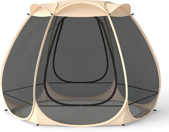 Costway Σκηνή Camping Pop Up Μαύρη