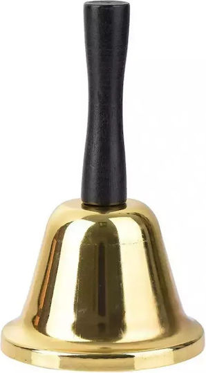 Verk Group Goldene Weihnachtsglocke 12cm Metallisch Schwarze Griff