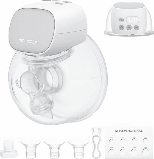 Momcozy S9 Pro Φορητό Μονό Θήλαστρο Μπαταρίας Λευκό 180ml