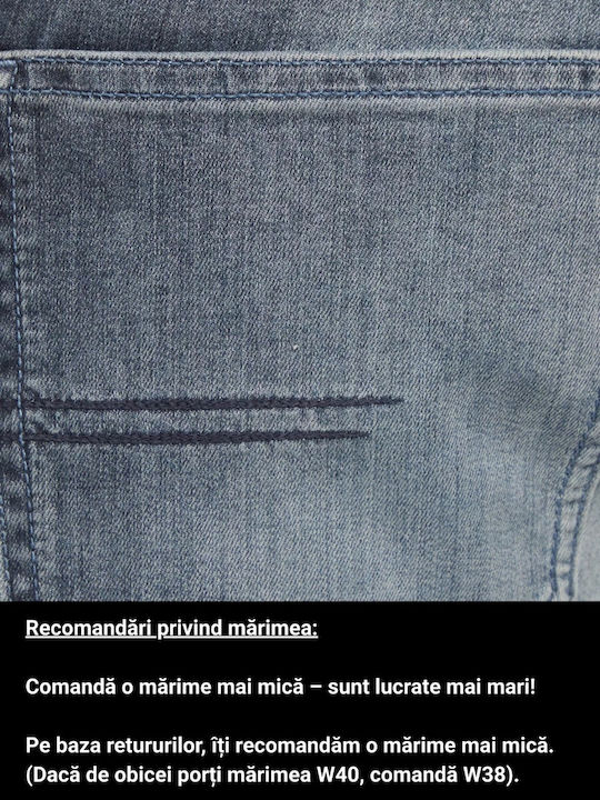 Casby Herren Jeanshose Elastisch Blue