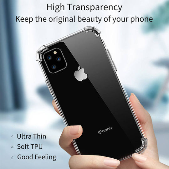 Silikon Handyhülle Sonique Armor Klar Anti-Schock Motorola Edge 60 Pro 5G Transparent