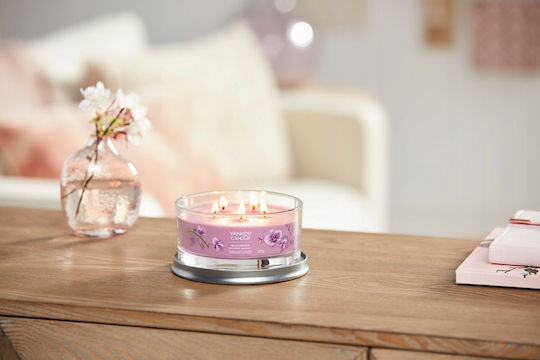Yankee Candle Lumânare Aromatică în Cutie Metalică cu Miros de Orhidee Sălbatică 340gr
