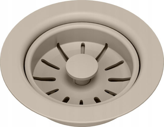 GraniteQ Christian 136 XL Ένθετος Νεροχύτης από Συνθετικό Γρανίτη Μ78xΠ45cm Γκρι