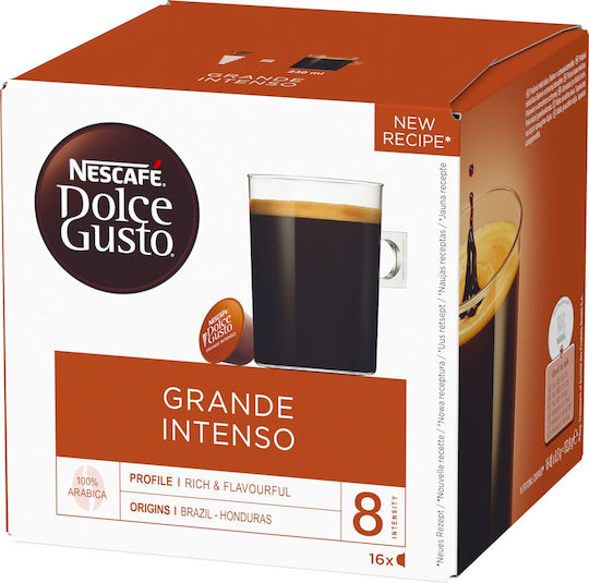 Nescafe Espresso Grande Capsules Compatible with Dolce Gusto Machine 16caps 16pcs