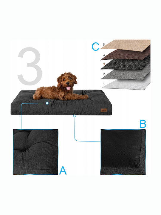 Hobbydog Saltea Pat pentru câini Negru 90cm.