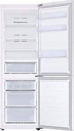 Samsung Kühl-Gefrierkombination 344Es NoFrost H185.3xB59.5xT59.5cm. Inox RB34C600EWW