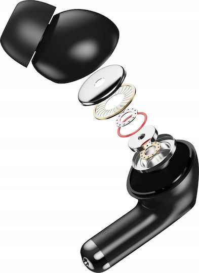 Jellico TWS17 In-ear Bluetooth Handsfree Earphones with Charging Case Black