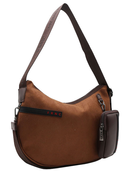 Damentasche Schultertasche Tabac Braun