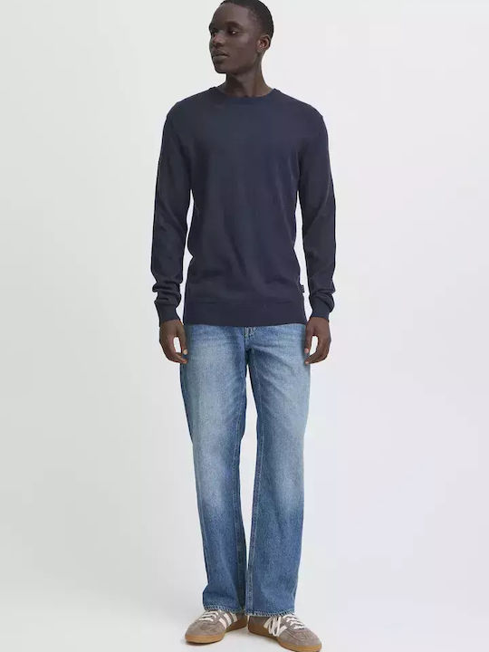 Long Sleeve Blue Blouse