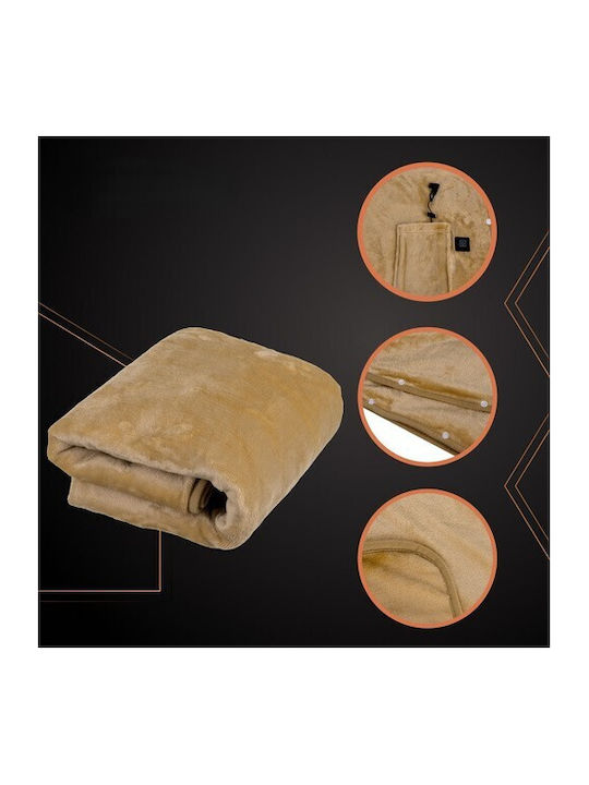Κουβέρτα Μονή 160x90εκ. Beige