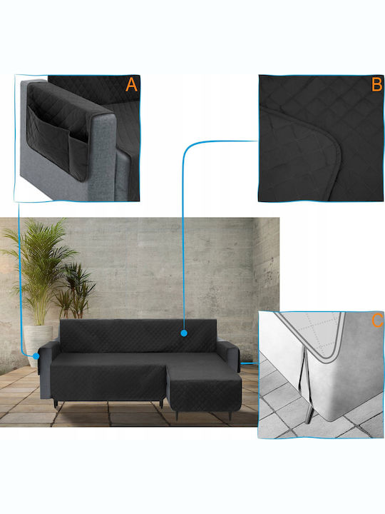 Doggy Dolly Cover for Dog Bed Black