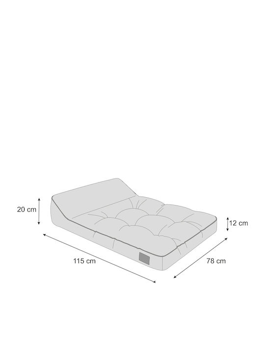 Hobbydog Mattress Dog Brown 115cm