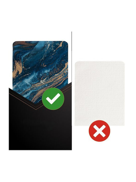 Antiderapant Covoraș de Baie ZY12593QWS59 Turquoise/gold 60x40buc