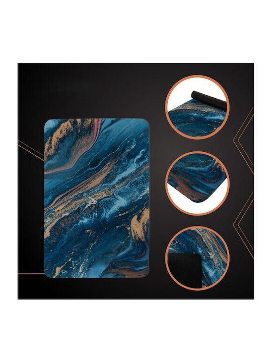 Antiderapant Covoraș de Baie ZY12593QWS59 Turquoise/gold 60x40buc