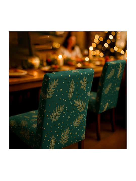 Еластичен Калъф За стол Green/gold 50x40см 6бр ZY12663QWS37