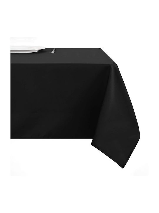 Față de masă Rezistent la pete Negru 137x274cm