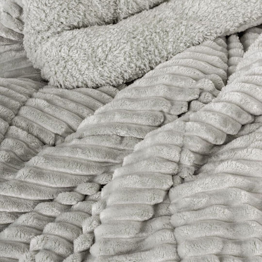 Cottonbox Pilotă Dublu 215x195cm Wave Wave Grey