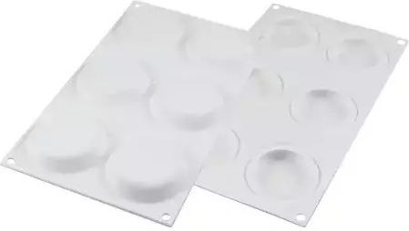 Silikomart Formă de Patiserie pentru Tartă din Silicon 6.7buc 1buc