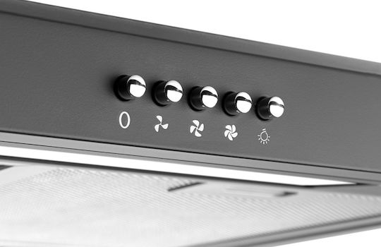 Freestanding Vent Hood 49cm Black