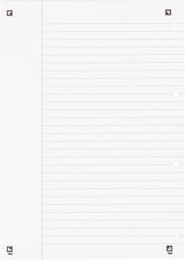 Oxford Carnet 80 Foi Cu dungi Alb