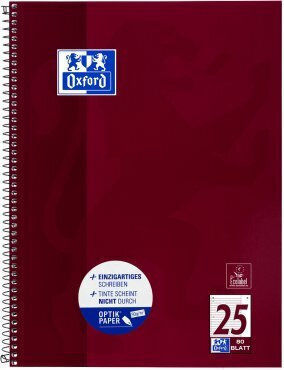 Oxford Carnet 80 Foi Cu dungi Alb