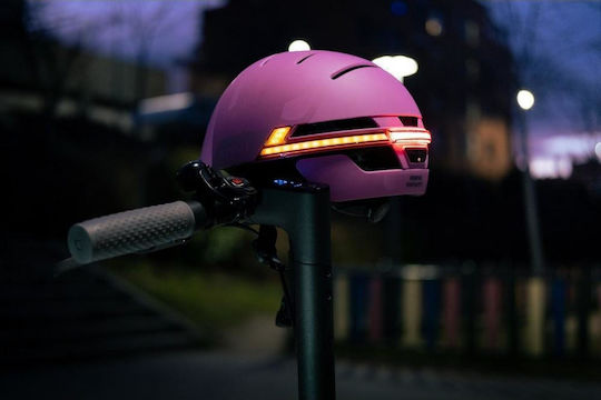 Livall Bh51m Neo Cască pentru Scutere electrice în Culoarea Violet