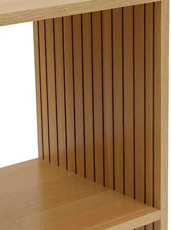 Bibliothek Tasso Holz 35x32x102cm