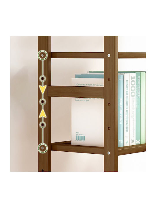 Beige Bookcase 68x25x128cm