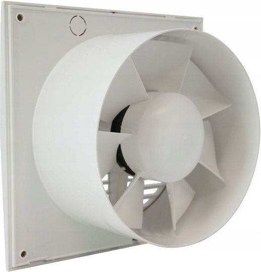 Europlast Wall-mounted Ventilator Bathroom 150mm White