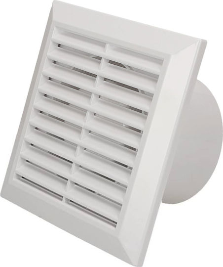Awenta Classic WC120 Wall-mounted Ventilator Bathroom 120mm White