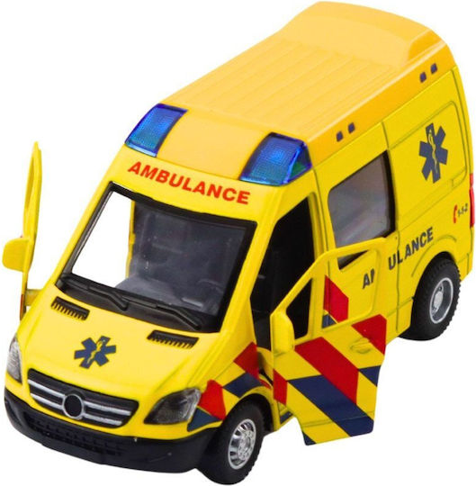 Lean Toys Spielzeugauto 1:32 Ambulanz Pull Back